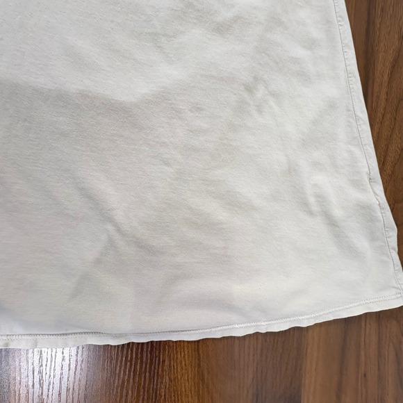 James Perse Standard Size 1 Small Cream Spaghetti Strap Midi Dress Supima Cotton - Picture 10 of 11